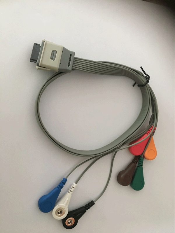 11.BiomedicalInstruments Compatible 7leads ECG Holter Lead-wires and cables