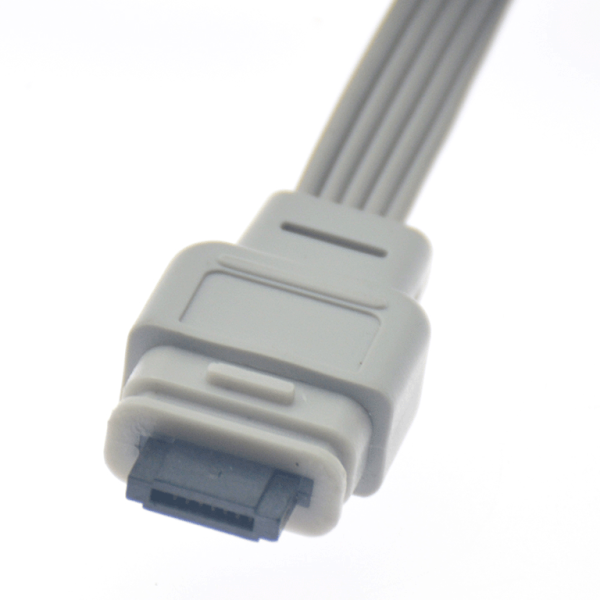 2.Nihon Kohden BH-853D Compatible 5 leads ECG Holter Lead-wires and cables - Image 4
