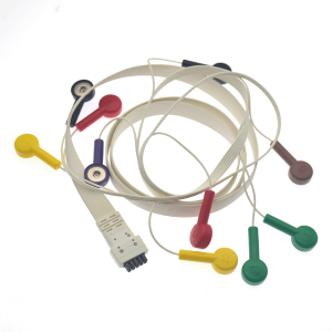 3.Mortara Compatible 10 leads/12 leads ECG Holter Lead-wires and cables