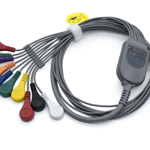 12.BiomedicalInstruments Compatible 10leads/12 leads ECG Holter Lead-wires and cables