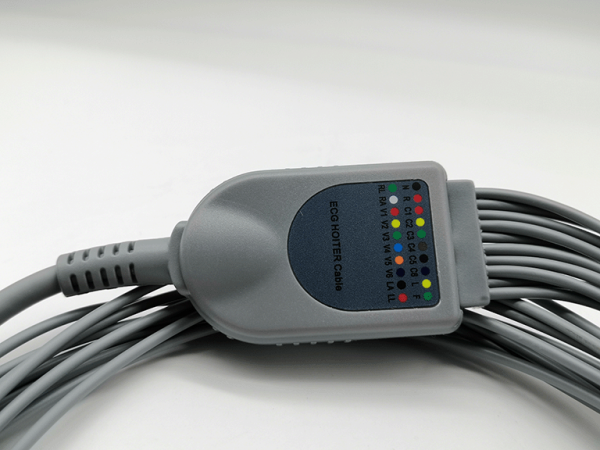 1.DMS HDMI Compatible 10 leads /12 leads  ECG Holter Lead-wires and cables - Image 3