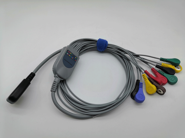 1.DMS HDMI Compatible 10 leads /12 leads  ECG Holter Lead-wires and cables - Image 4