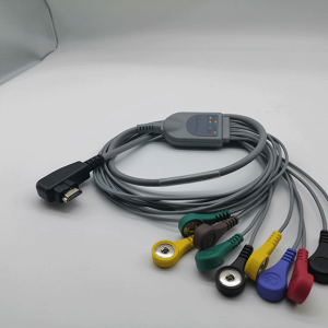 1.DMS HDMI Compatible 10 leads /12 leads  ECG Holter Lead-wires and cables