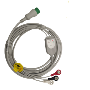 5.Comen Compatible 3 leads DIRECT ECG Cables and Leadwires