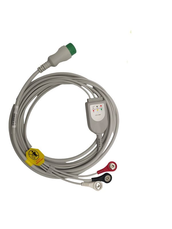 5.Comen Compatible 3 leads DIRECT ECG Cables and Leadwires
