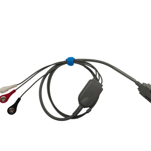 14.Norav Compatible 3 leads Holter Recorder ECG Cables and Leadwires