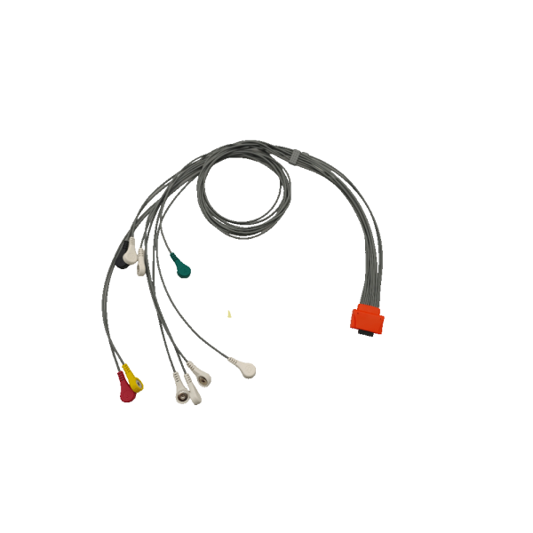 15. Compatible 10leads/12 leads Holter Recorder ECG Cables and Leadwires