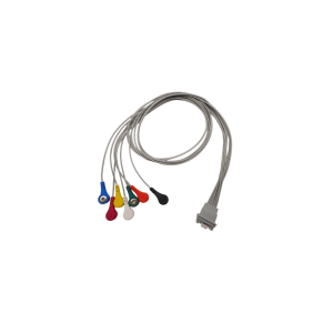 21.Schiller Compatible 7 leads Holter Recorder ECG Cables and Leadwires