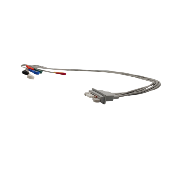 21.Schiller Compatible 7 leads Holter Recorder ECG Cables and Leadwires - Image 4