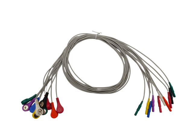 27.DIN Compatible 10 leads/12 leads  ECG Leadwires