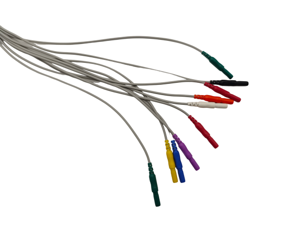 27.DIN Compatible 10 leads/12 leads  ECG Leadwires - Image 2