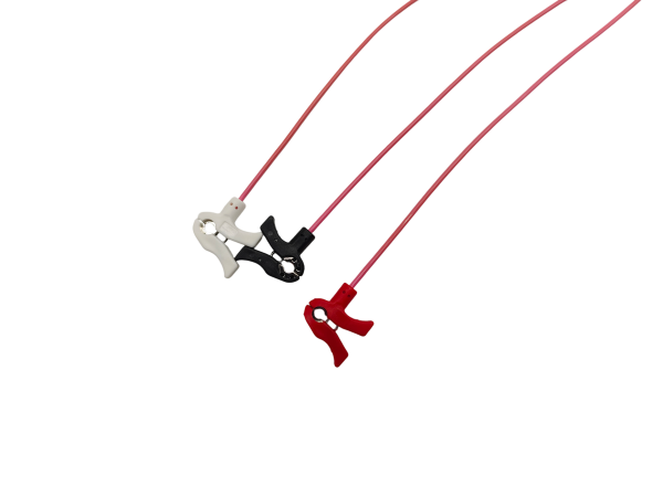 31.Din Compatible 3 leads Disposable ECG Leadwires - Image 3