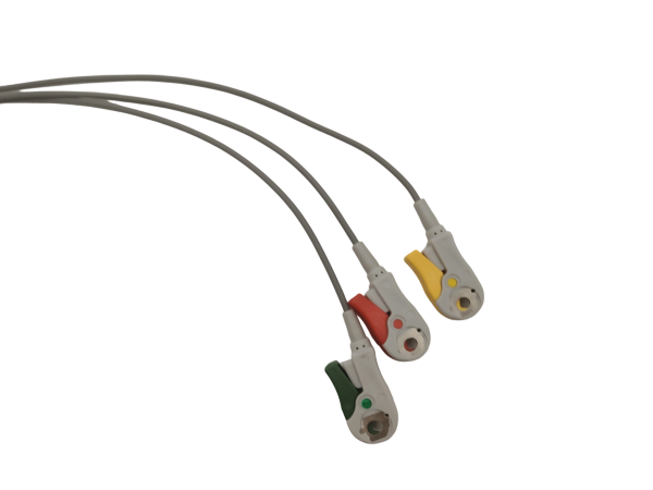 36.Mindray Compatible 3 leads ECG Telemetry Leadwires - Image 4