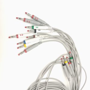 47.biocare  Compatible 15 leads  ECG Leadwires