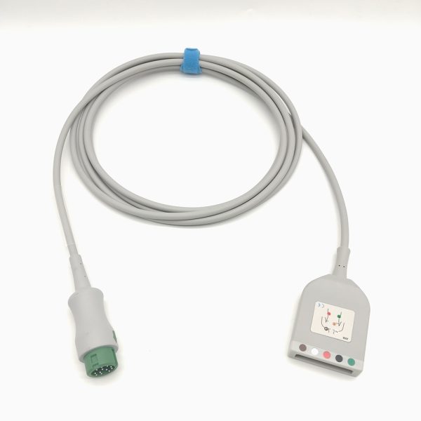 48.mindray Compatible 5 leads  ECG Tunk Cables