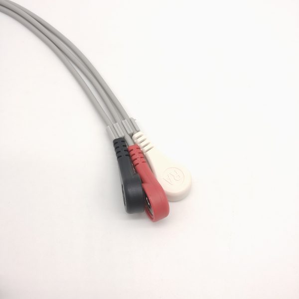 53.mindray Compatible 3 leads ECG Telemetry Leadwires - Image 2
