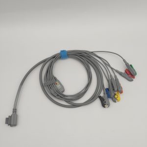 55.ge-healthcare Compatible 7 leads Holter Recorder ECG Cables and Leadwires