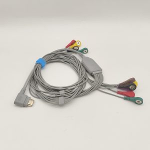 58.Labtech ec12s Compatible 10leads/12 leads Holter Recorder ECG Cables and Leadwires