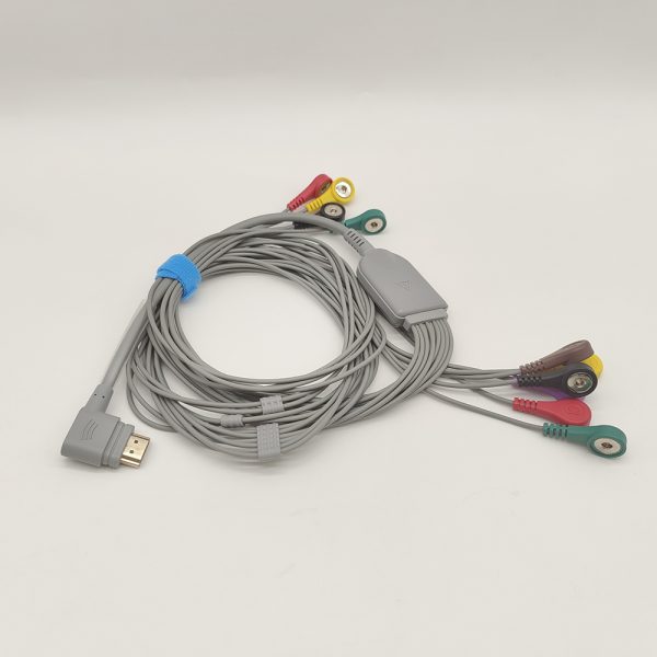 58.Labtech ec12s Compatible 10leads/12 leads Holter Recorder ECG Cables and Leadwires