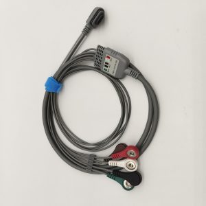 59.ge-healthcare Compatible 5 leads Holter Recorder ECG Cables and Leadwires