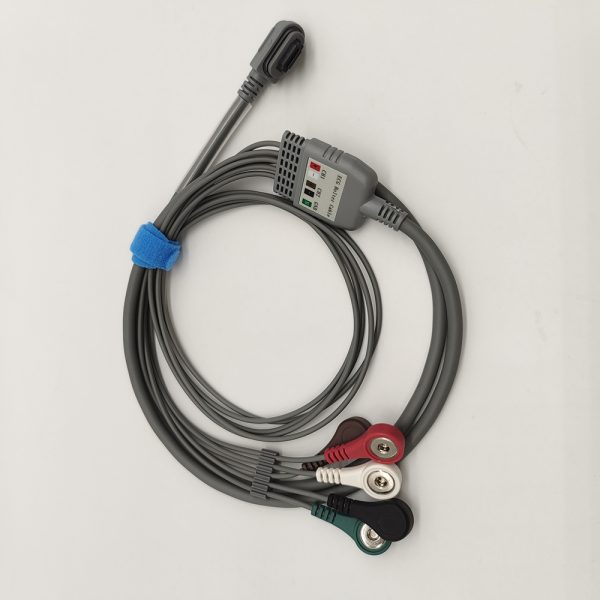59.ge-healthcare Compatible 5 leads Holter Recorder ECG Cables and Leadwires