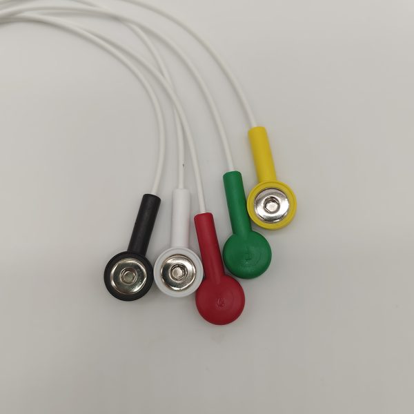 63.Mortara Compatible 5 leads Holter Recorder ECG Cables and Leadwires - Image 2