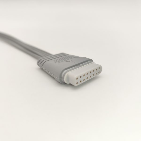 65.edan Compatible 5 leads Holter Recorder ECG Cables and Leadwires - Image 3