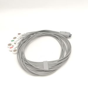 67.BI Compatible 7 leads Holter Recorder ECG Cables and Leadwires