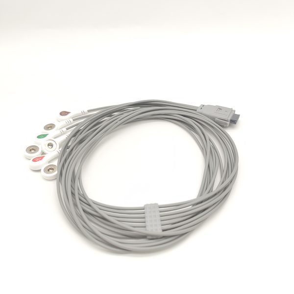 67.BI Compatible 7 leads Holter Recorder ECG Cables and Leadwires