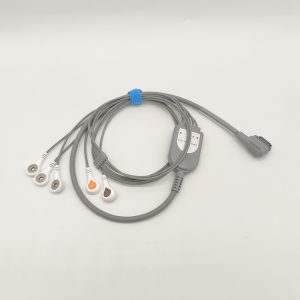68. BI Compatible 5 leads Holter Recorder ECG Cables and Leadwires
