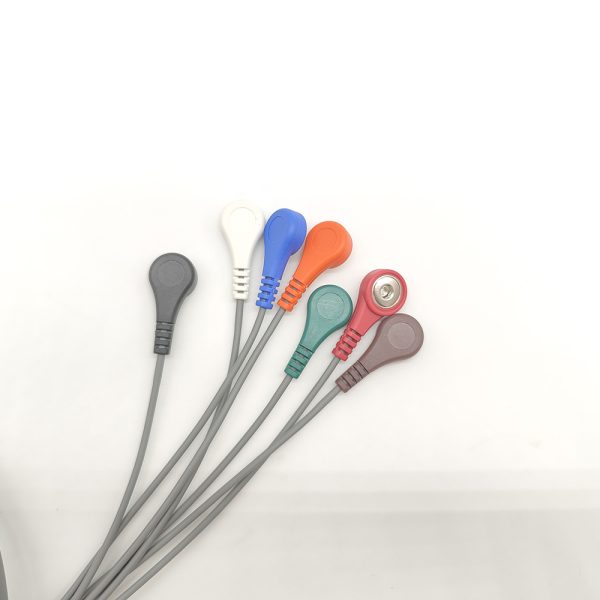 70.BI Compatible 7 leads Holter Recorder ECG Cables and Leadwires - Image 3