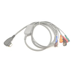 71.DMS Compatible 7 leads Holter Recorder ECG Cables and Leadwires