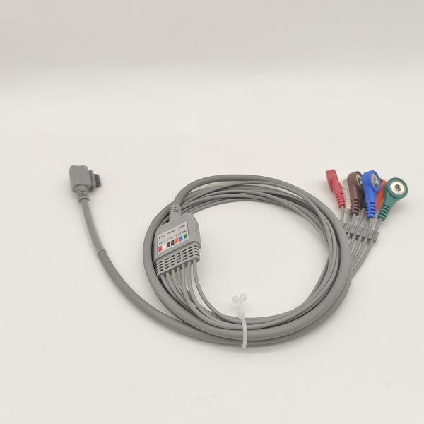 73.GE-healthcare Compatible 7 leads Holter Recorder ECG Cables and Leadwires
