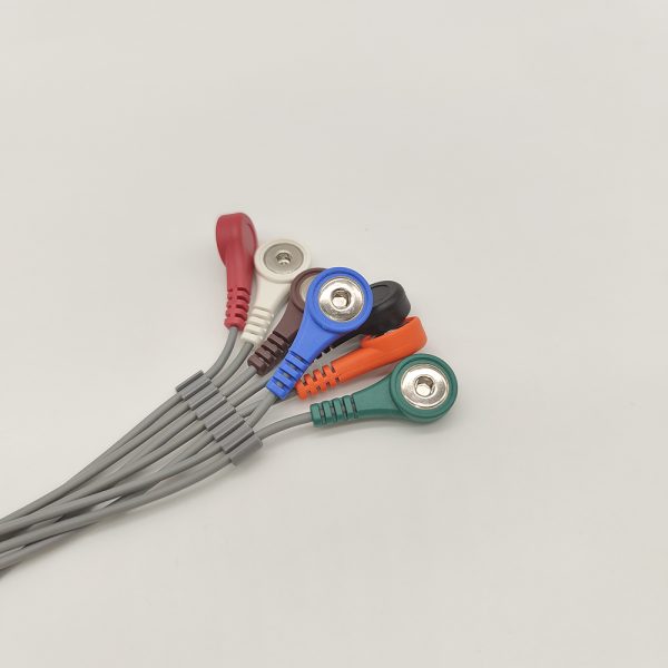 73.GE-healthcare Compatible 7 leads Holter Recorder ECG Cables and Leadwires - Image 3