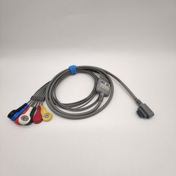 74.GE-healthcare Compatible 7 leads Holter Recorder ECG Cables and Leadwires