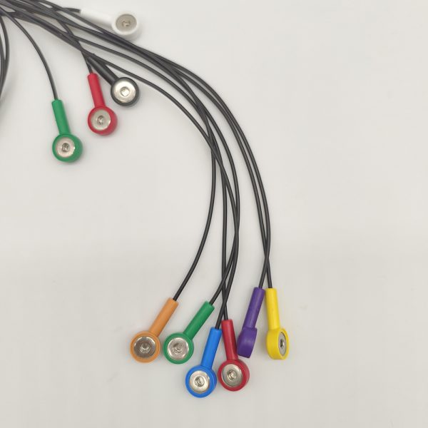 77.Schiller Compatible 10leads/12 leads Holter Recorder ECG Cables and Leadwires - Image 3