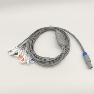 78.BI Compatible 10leads/12 leads Holter Recorder ECG Cables and Leadwires