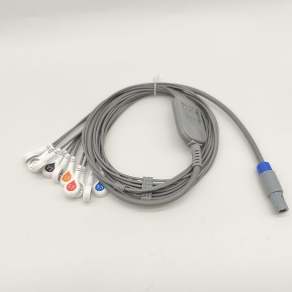 78.BI Compatible 10leads/12 leads Holter Recorder ECG Cables and Leadwires