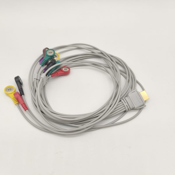 80.biocare Compatible 10leads/12 leads Holter Recorder ECG Cables and Leadwires