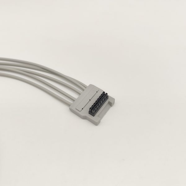 82.BORSAM Compatible 5 leads Holter Recorder ECG Cables and Leadwires - Image 2