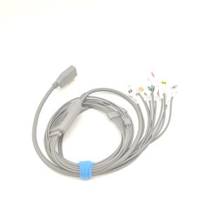 83.BORSAM Compatible 10leads/12 leads Holter Recorder ECG Cables and Leadwires
