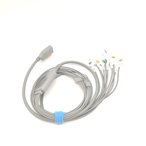 83.BORSAM Compatible 10leads/12 leads Holter Recorder ECG Cables and Leadwires