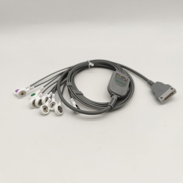 85.beneware Compatible 10leads/12 leads Holter Recorder ECG Cables and Leadwires