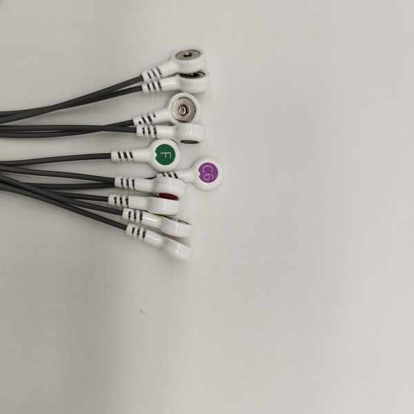 85.beneware Compatible 10leads/12 leads Holter Recorder ECG Cables and Leadwires - Image 4
