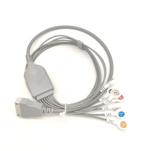 86.beneware Compatible 7 leads Holter Recorder ECG Cables and Leadwires