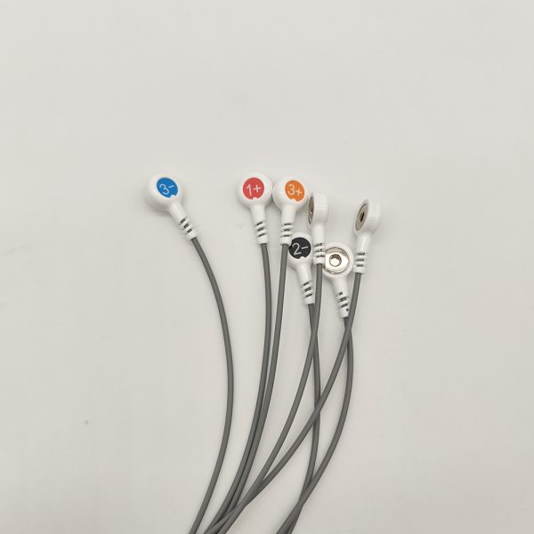 86.beneware Compatible 7 leads Holter Recorder ECG Cables and Leadwires - Image 4