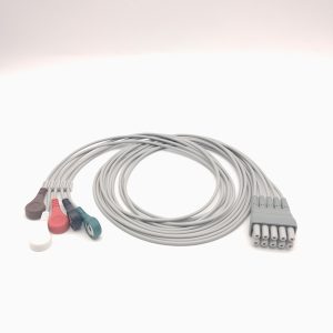 88.welchallyn Compatible 5 leads ECG Telemetry Leadwires