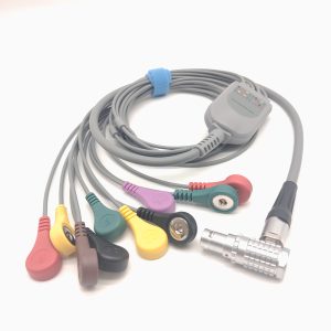 89.GE-HEALTHCARE Compatible 10leads/12 leads Holter Recorder ECG Cables and Leadwires