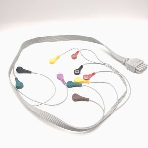91.CONTEC Compatible 10leads/12 leads Holter Recorder ECG Cables and Leadwires
