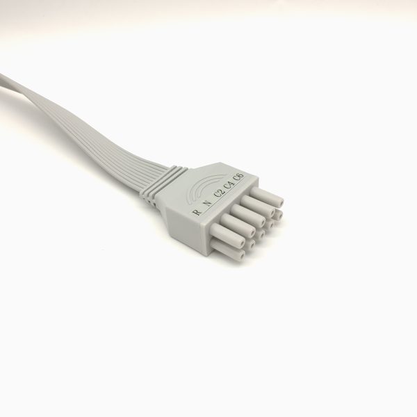 91.CONTEC Compatible 10leads/12 leads Holter Recorder ECG Cables and Leadwires - Image 2